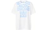 Футболка женская Burberry, белый / голубой - фото