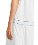 Платье Tommy Bahama Cotton Clip Sq Neck Tiered Midi, белый - фото 4