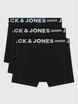 Комплект из 3 боксеров Jack&Jones, черный - фото