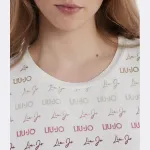 Футболка стандартного кроя Liu Jo, белый - фото 4