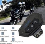 Шлем для мотоцикла stdpcxz Bluetooth, черный / желтый - фото 6