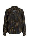 Блуза King Louie Button-down blouse, Black - фото 5