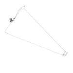 COACH Женское серебряное колье со стразами - фото 3