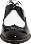 Оксфорды Dayton - Wingtip Stacy Adams, цвет Black w/ White - фото 7