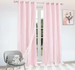 Шторы Easy home, розовый - фото 4