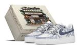 Кроссовки Nike Air Force 1 Skateboard Shoes Women's Low-Top Blue Purple - фото