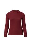 Топ QS Long sleeved top, Bordeaux/Red - фото
