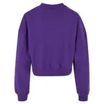 Свитер Urban Classics Cropped v neck, фиолетовый - фото 4