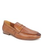 Кожаные лоферы без шнуровки Sutton Penny HX London, бежевый - фото