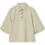 COS Поло для женщин светло-зеленое - фото 2