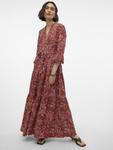 Макси платье VERO MODA ZERA, Rusty red - фото 5