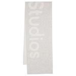 Джаккардовый шарф с логотипом Acne Studios, серый - фото 2