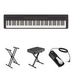 Цифровое пианино Yamaha P-45 Compact Portable Digital Piano Bundle (Black) - фото