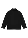 Рубашка Zip-front patch-pocket top Stone Island Junior, черный - фото 2