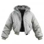 Пуховая куртка унисекс Pisypox, хаки - фото