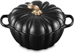 Кастрюля Le Creuset в форме тыквы, 4000 мл, черный - фото