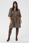 Платье Kaffe Curve KCRIZZA DRESS, Morel/Mottled Dark Brown - фото