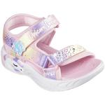 Сандалии для девочек от Skechers Lights Unicorn Dreams Pink - фото 5