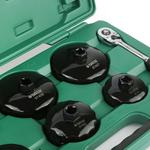 SATA 09703 Ключ для колпачкового фильтра, 8 предметов - фото 4