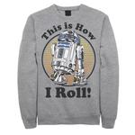 Мужской пуловер R2-D2 How I Roll Sweatshirt Star Wars - фото