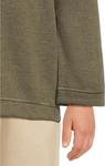 Толстовка Johnston & Murphy Kids Reversible Solid Quarter, цвет Olive/Charcoal - фото 3