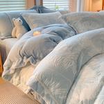 LUOLAI HOME Комплект постельного белья, 200 см, 4 предмета - фото 5