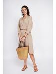Платье до колена Le Jardin du Lin, бежевый - фото 2