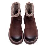 Зимние ботинки женские Yao Qia, цвет Coffee - фото 8