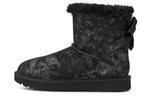 Угги женские UGG Mini Bailey Bow Glimmer, черный - фото