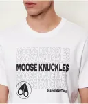 Футболка regular fit Moose Knuckles, белый - фото 4