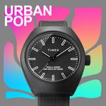 TIMEX Часы Wrist Watch Quartz Movement Black Dial Unisex, Blue - фото 3