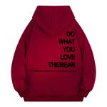 Свитшот Unisex BEAR UNION, Бордовый - фото 6