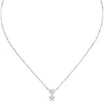 GUCCI 18k белое золото ожерелье женское silver - фото