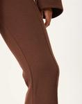 Супермягкие брюки-клеш ASOS DESIGN шоколадного цвета - фото 3