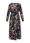 Платье faina Maxi dress, Navy Multicolor/Dark Blue - фото 5
