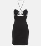 Мини-платье с вырезом Nensi Dojaka, черный - фото