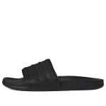 Тапочки adilette comfort slides 'triple black' Adidas, черный - фото