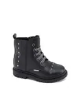 Сапоги для девочки на черной молнии Pablosky, черный - фото