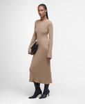 Платье миди Barbour Anastasia Knitted, Pale Camel - фото