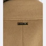 Пальто с добавлением шерсти Twinset U&B, коричневый - фото 4