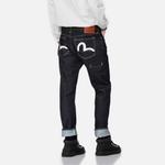 Джинсы мужские деним синие Evisu, синий - фото