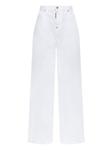 Джинсы с нашивкой-логотипом DSQUARED2, белый - фото