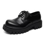 Повседневные кожаные туфли унисекс ZONEJOY, черный - фото 2