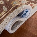 Ковер SAFAVIEH, 92 x 153 см, Anatolia Collection, Teal & Brown, ручной работы, традиционный восточный из шерсти, идеален для помещений с высокой проходимостью: прихожая, гостиная, спальня (AN557A) - фото 5