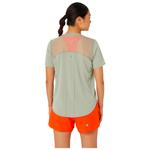 Беговая рубашка Asics Women's Road S/S Top, цвет Performance Black - фото 2