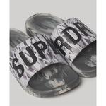 Шлепанцы Superdry Camo Vegan Pool, серый - фото 3