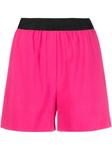 MSGM шорты с логотипом, розовый - фото