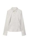 Блуза Stradivarius Button-down blouse, White - фото 6