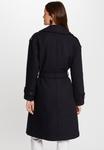 Тренчкот BELTED Morgan, темно-синий - фото
