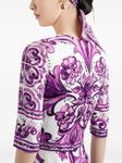 Dolce & Gabbana платье мини с принтом Maiolica, белый - фото 5